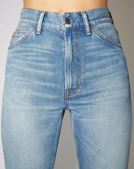 NOWT ACNE Studios Women 1977 High Rise Organic Japanese denim Bootcut Italy 28 - Picture 4 of 11